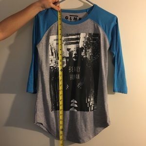 “Bearly human” baseball tee